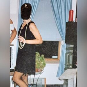 Vintage Black Flapper Dress